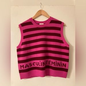 Clare V x Monoprix sweater vest